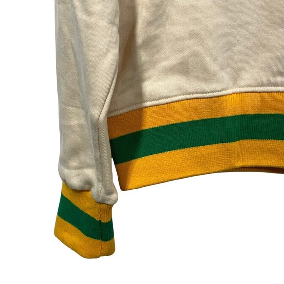 Norfolk State University Behold the Green & Gold Sweatshirt M Retro Varsity NWT - Picture 7 of 12
